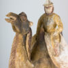 Striding Bactrian camel with Persian rider