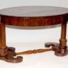 A Biedermeier center hall table