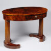 An elegant Biedermeier center hall table