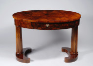 An elegant Biedermeier center hall table 2