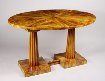 An exceptional Biedermeier center hall table
