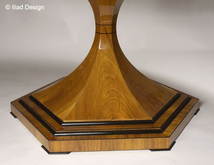 A Vienna Biedermeier inspired trumpet style extendable dining table 2