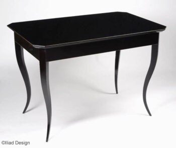 A Biedermeier style breakfast table with sabre legs