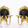 A pair of Empire-style sconces by ILIAD Design