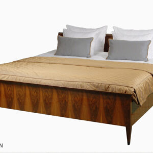A Biedermeier style king size bed