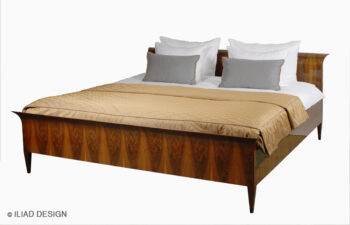 A Biedermeier style king size bed