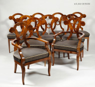 A Biedermeier style side chair  5