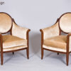 A pair of elegant armchairs inspired by Rateau