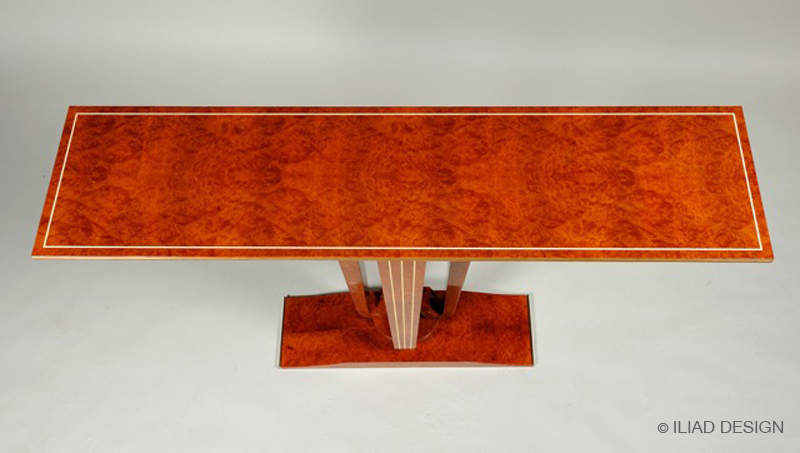 An Art Deco style console table  3