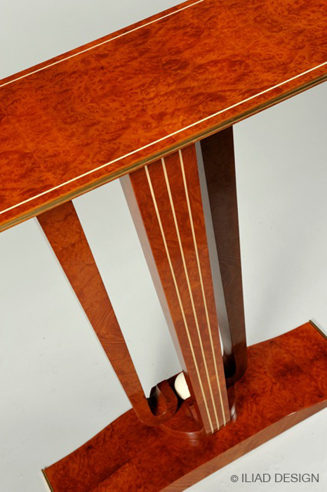 An Art Deco style console table  4
