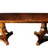 An extendable Biedermeier style dining table