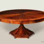 A large extendable Biedermeier style dining table