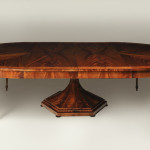 A large extendable Biedermeier style dining table