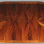 A large extendable Biedermeier style dining table
