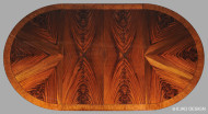 A large extendable Biedermeier style dining table 4