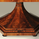 A large extendable Biedermeier style dining table