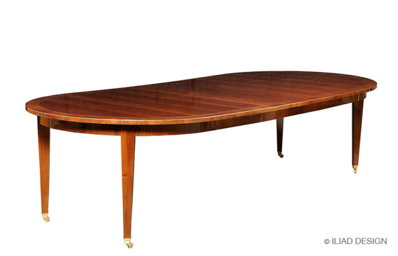 A 19th century style dining table