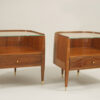A pair of contemporary bedside tables