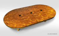 Biedermeier style round dining table 3
