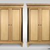 A pair of Biedermeier inspired armoires by ILIAD Design