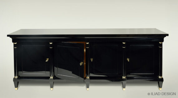 Biedermeier style four door sideboard