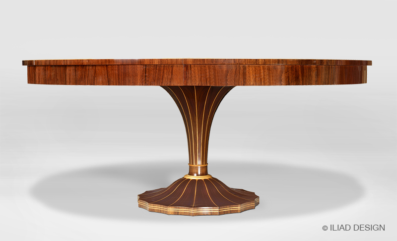 A Biedermeier style extendable dining table 2