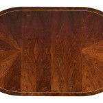 A Biedermeier style extendable dining table
