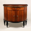A French Art Deco Style Demi-lune Cabinet by ILIAD Design