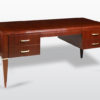 A five drawer Neo-classical style desk