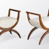 A pair of Biedermeier style benches by ILIAD Design