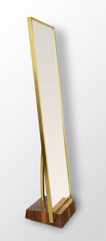 A Modernist Style Free Standing Mirror by ILIAD Design