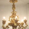 A Biedermeier six arm chandelier