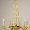 A small Biedermeier four arm chandelier