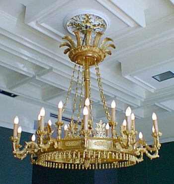 A Biedermeier chandelier