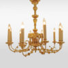 A Biedermeier ten arm chandelier