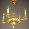 An unusual Empire chandelier