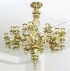 A second Rococco twenty-four arm chandelier