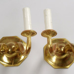 A pair of sconces