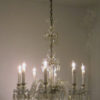 A fine Art Deco eight arm chandelier