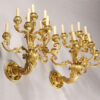 A grand pair of magnificent Neoclassical wall sconces