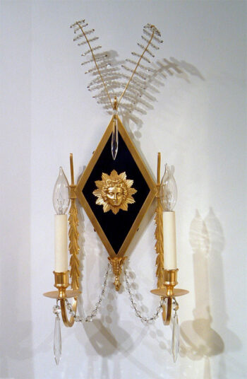 A fine pair of Imperial Russian wall sconces