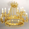 An elegant Empire 6 arms, 24 candles chandelier