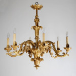 A Neoclassical chandelier