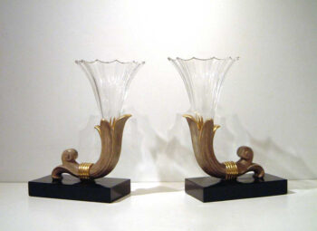 A pair of Art Deco Epurns