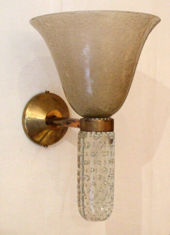 A pair of Art Deco wall sconces