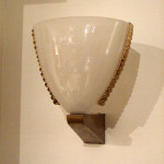 A pair of Art Deco wall sconces