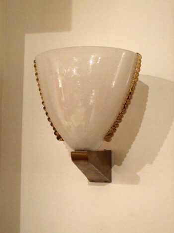 A pair of Art Deco wall sconces 