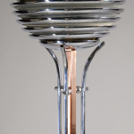 An unusual Constructivist floor lamp
