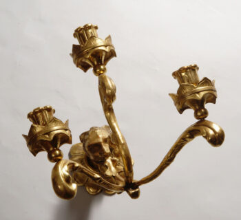 A set of four neoclassical wall sconces