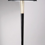 An Art Deco floor lamp